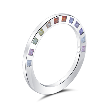 Beautiful CZ Stone Silver Ring NSR-4155